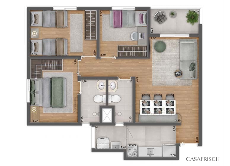 Apartamento em JARDIM PEREIRA LEITE, São Paulo (foto 2)